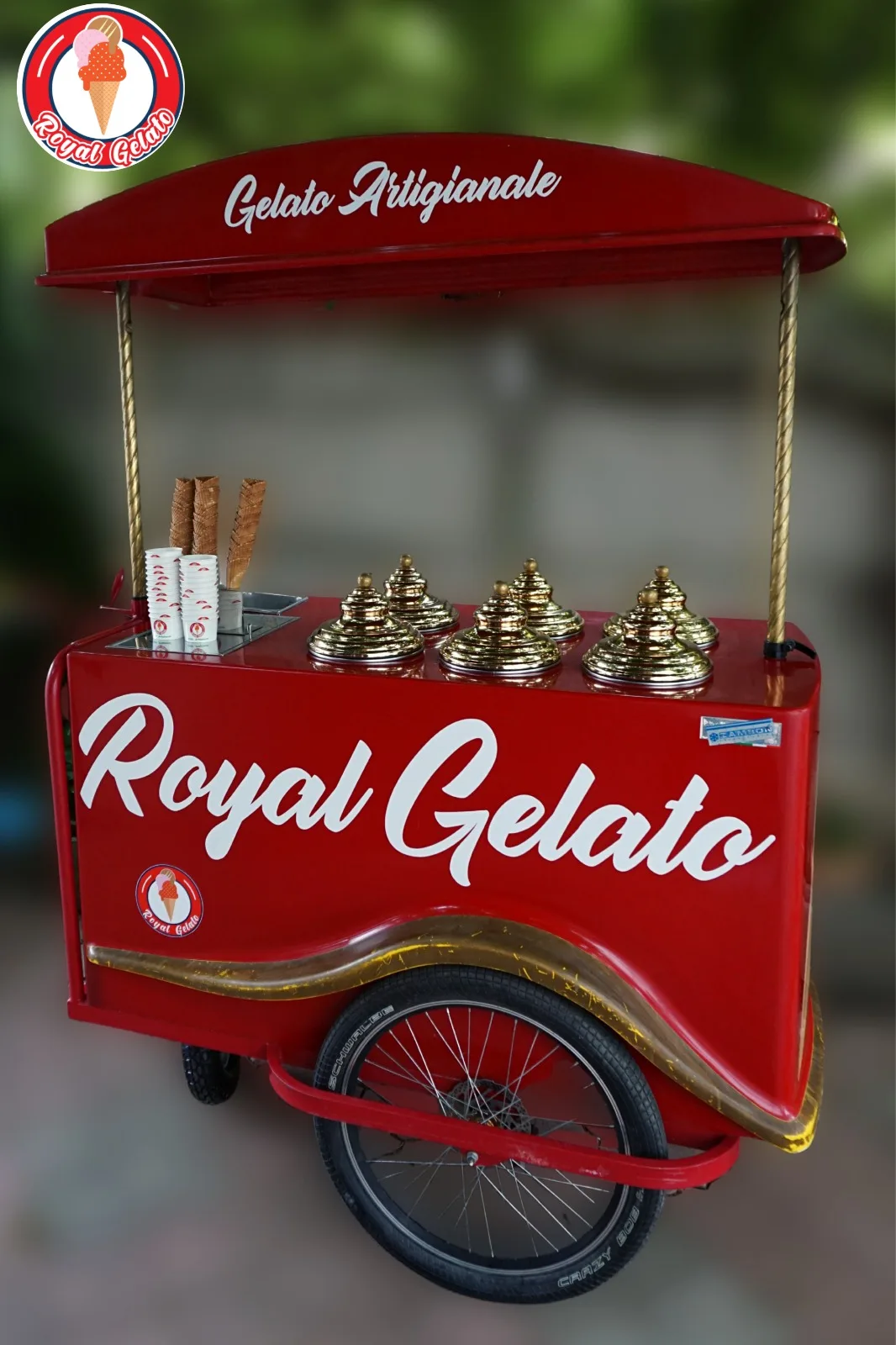 Căruciorul Royal Gelato pentru evenimente